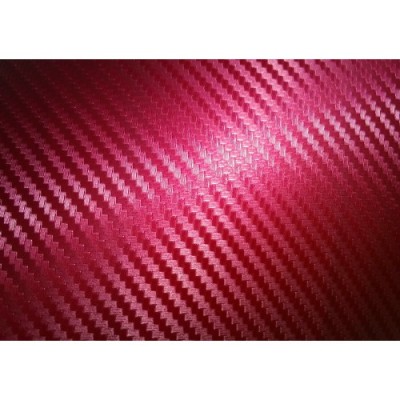 Пленка карбон 3Д бордовый