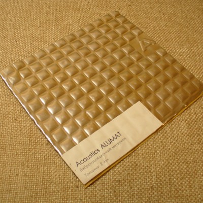 Виброизоляция Acoustics ALUMAT2,3,4 мм 37х50 50х70