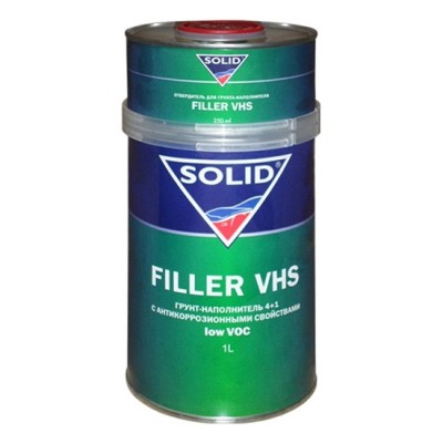 Двухкомпонентный акриловый грунт-наполнитель Solid vhs Двухкомпонентный акриловый грунт-наполнитель Solid vhs
