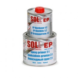 Эпоксидный грунт с отвердителем SOLL EP 2+1 1л, 750 мл